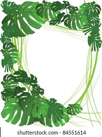 monster flower frame
