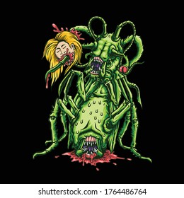 Monster giant illustration perfect  for tshirt