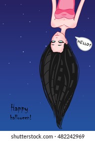 Monster girl. Happy halloween!