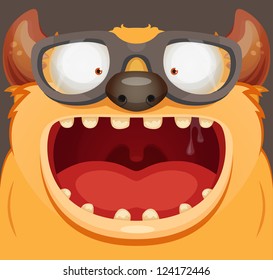 Monster With Glasses