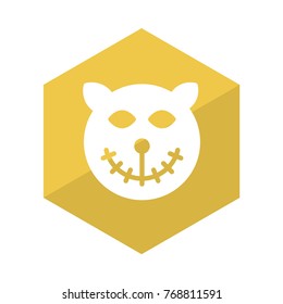  monster glyph flat