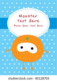 monster greeting card
