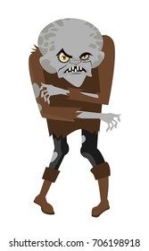 monster grey zombie