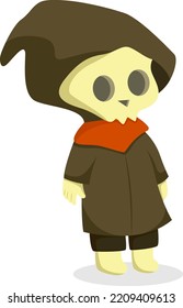 Monster Halloween Character Design Illustration
