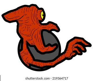 Monster Halloween draw
