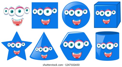 Cabezal monómero en una ilustración de forma diferente