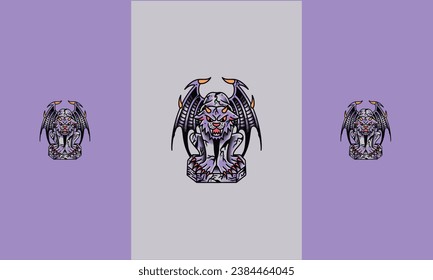 monster hell vector illustration design