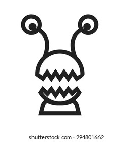 Monster, horror, cartoon icon vector image.Can also be used for halloween, celebration, observances and holidays. Suitable for mobile apps, web apps and print media.