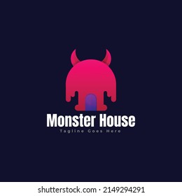 Monster House Logo Template Design