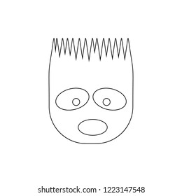 monster icon. Element of horrible creatures for mobile concept and web apps illustration. Thin line icon for website design and development, app development