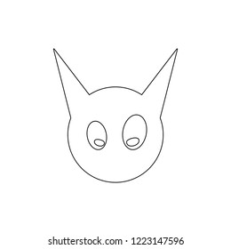monster icon. Element of horrible creatures for mobile concept and web apps illustration. Thin line icon for website design and development, app development