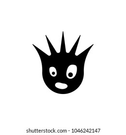 monster icon. Element of horror stories elements illustration. Premium quality graphic design icon. Signs and symbols collection icon for websites, web design, mobile app on white background