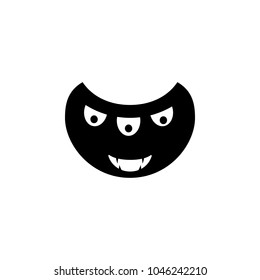 monster icon. Element of horror stories elements illustration. Premium quality graphic design icon. Signs and symbols collection icon for websites, web design, mobile app on white background
