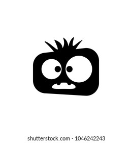 monster icon. Element of horror stories elements illustration. Premium quality graphic design icon. Signs and symbols collection icon for websites, web design, mobile app on white background