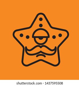 monster icon linear vector download