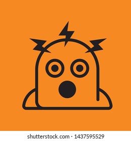monster icon linear vector download