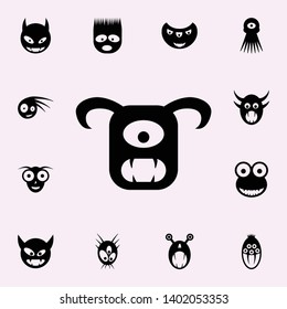 monster icon. monsters icons universal set for web and mobile