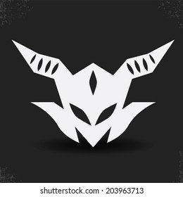 Monster Icon on Black background