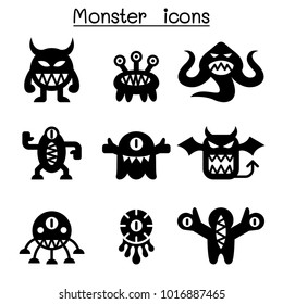 Monster &  Icon Set 