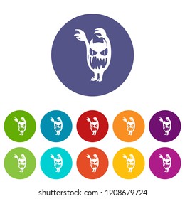Monster icon. Simple illustration of monster vector icon for web
