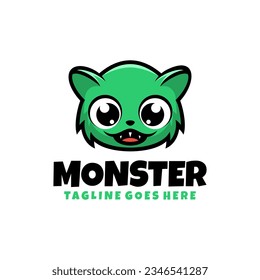 monster illustration mascot logo design