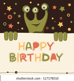 Monster Invitation Card