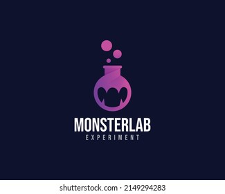 Monster Lab Potion Logo Template