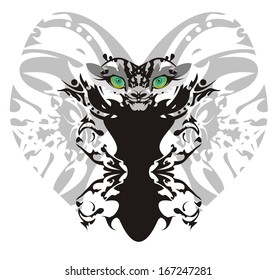 Monster lion butterfly
