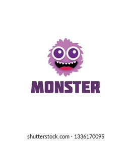 Monster Logo Cute Icon and Character