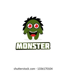 Monster Logo Cute Icon and Character