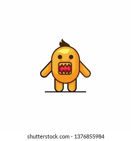 monster logo template