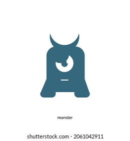 monster logo vector design template