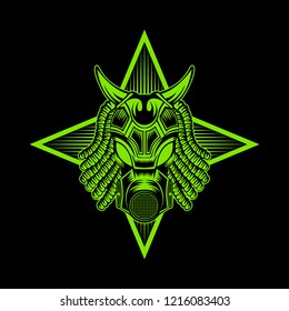 monster mask vector illustration amazing design for your company or brand