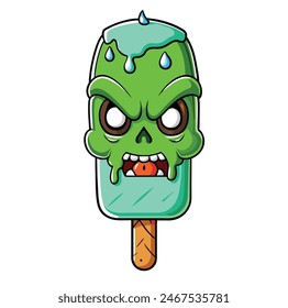 Monster Melting Ice Cream Zombies Melting Ice Cream