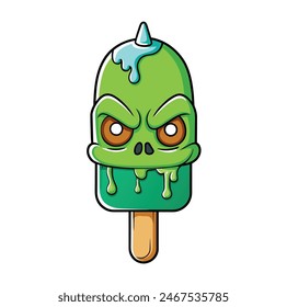 Monster Melting Ice Cream Zombies Melting Ice Cream