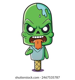 Monster Melting Ice Cream Zombies Melting Ice Cream