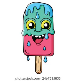 Monster Melting Ice Cream Zombies Melting Ice Cream Hola Helado de Verano