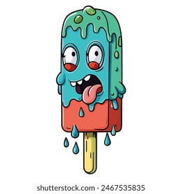 Monster Melting Ice Cream Zombies Melting Ice Cream Hello Summer Ice Cream