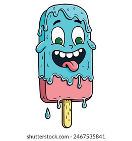 Monster Melting Ice Cream Zombies Melting Ice Cream Hello Summer Ice Cream