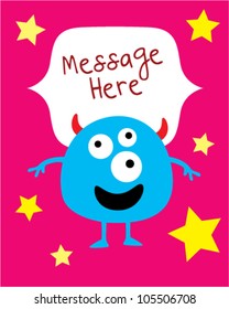 monster message
