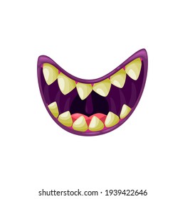 scary mouth cartoon