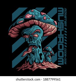 the monster of mushroom zombie