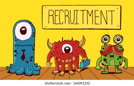 Monster new recruits