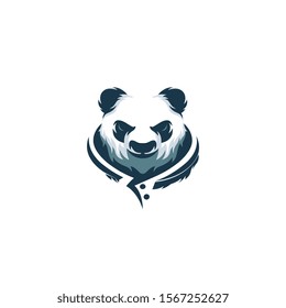 Monster of Panda with tribal style