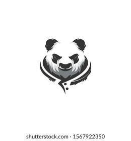 Monster of Panda with tribal style