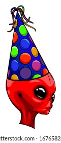monster party card design. vector illustration design