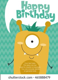 3,708 Little monster invitation Images, Stock Photos & Vectors ...