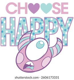 Monster party design vector concept. Cute scary monster characters in monster party text with colorful party elements like balloons in blue background. Vector Illustration.