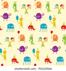 Monster Party Pattern