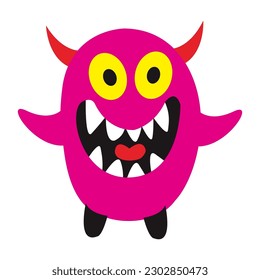 Monster Patch V73 Patch Streetwear, Urban Design Black and Yellow Colors Patch Commercial Use